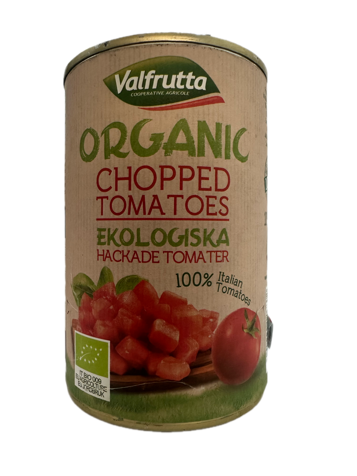 Valfrutta Organic Chopped Tomatoes